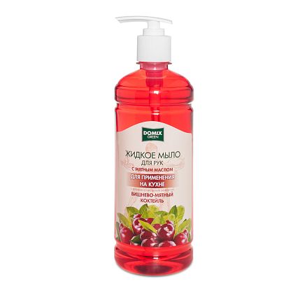 Мыло жидкое для рук вишнево-мятный коктейль с антибактериальным эффектом