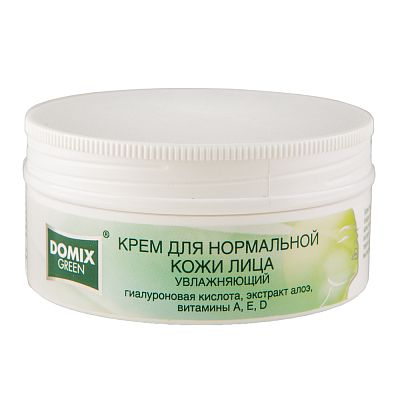 Крем для нормальной кожи лица УВЛАЖНЯЮЩИЙ с гиалуроновой кислотой, экстрактом алоэ, витаминами A, E, D