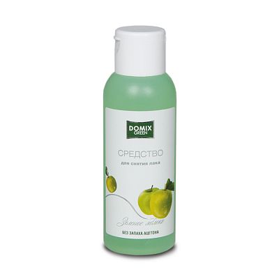 Средство для снятия лака с ногтей Domix Green яблоко