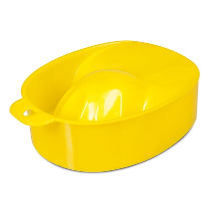 Ванночка для маникюра желтая
