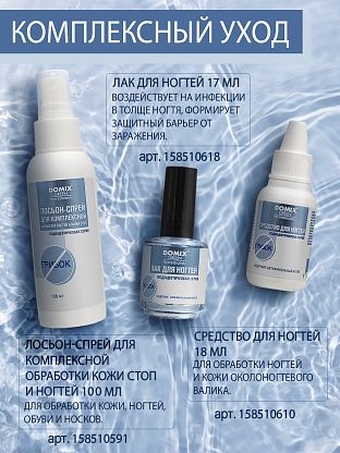 Лосьон-спрей с антифунгальным агентом для комплексной обработки ногтей и кожи стоп