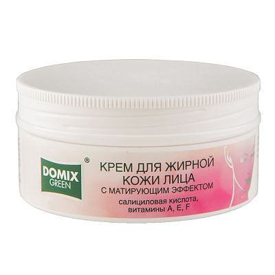 Крем для жирной кожи лица С МАТИРУЮЩИМ ЭФФЕКТОМ с салициловой кислотой, витаминами A, E, F